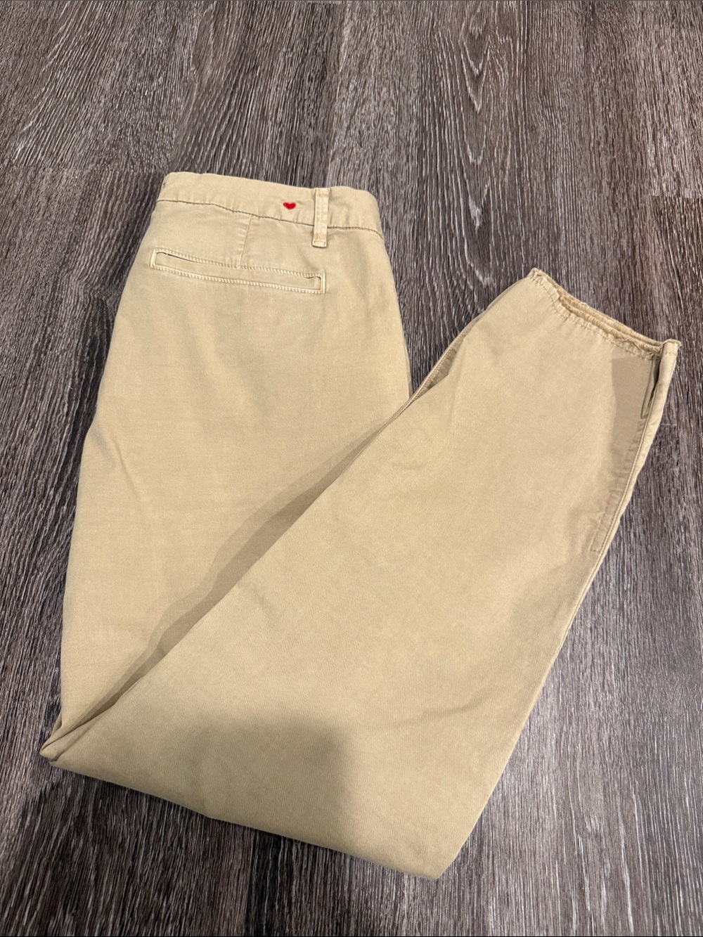 Sundry Cropped Chino Pants in Light Khaki.   Size - 28